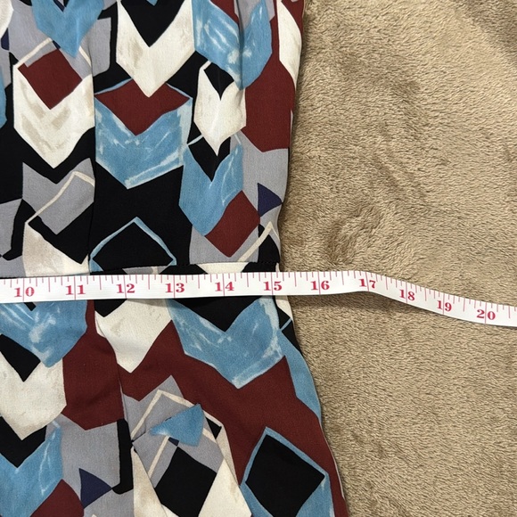 NWT Diane Von Furstenberg Carpreena Geometric Patterned Mini Dress - Picture 8 of 11